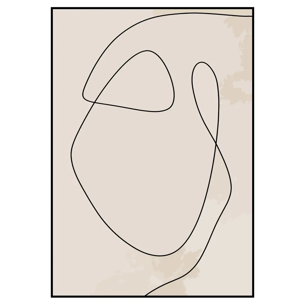 Фото 2 Постер 28 картин "Абстракция рисунок линией на бежевом фоне" 50x40 см в тубусе без рамы Фото 2 Постер 28 картин "Абстракция рисунок линией на бежевом фоне" 50x40 см в тубусе без рамы