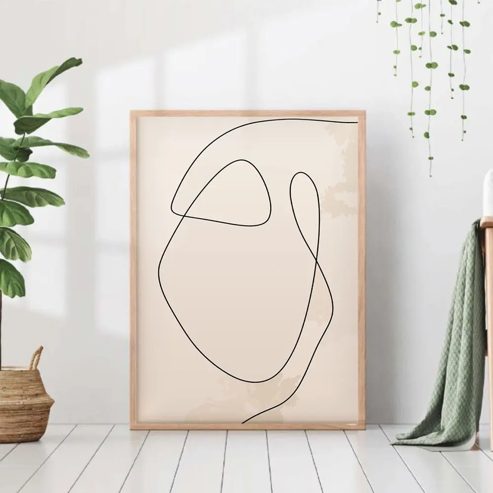 Фото Постер 28 картин "Абстракция рисунок линией на бежевом фоне" 50x40 см в тубусе без рамы Фото Постер 28 картин "Абстракция рисунок линией на бежевом фоне" 50x40 см в тубусе без рамы