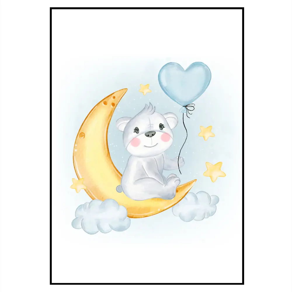 Фото 2 Постер 28 картин "Мишка на луне" 50x40 см в тубусе без рамы Фото 2 Постер 28 картин "Мишка на луне" 50x40 см в тубусе без рамы