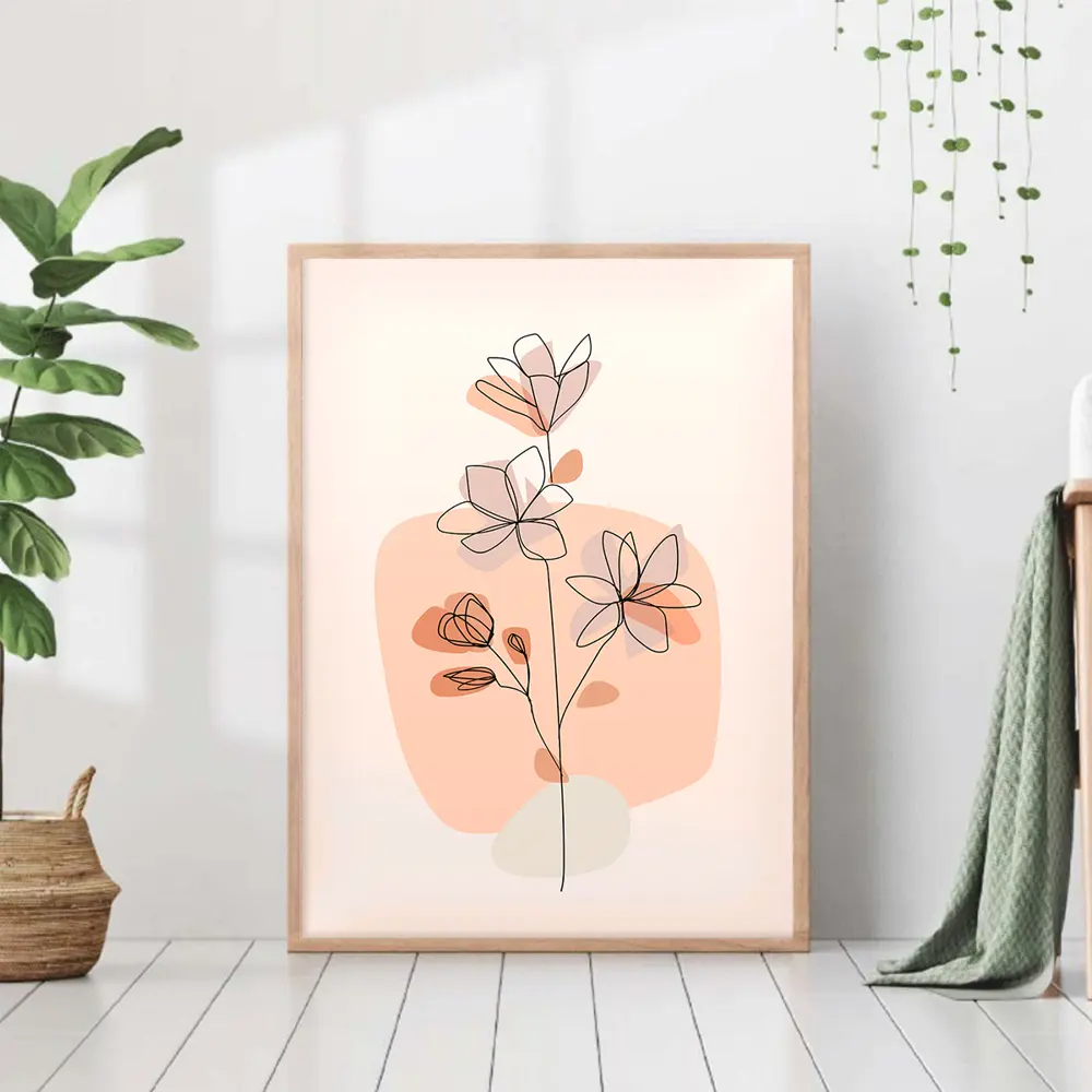 Фото Постер 28 картин "Цветок линией минимализм" 50x40 см в тубусе без рамы Фото Постер 28 картин "Цветок линией минимализм" 50x40 см в тубусе без рамы