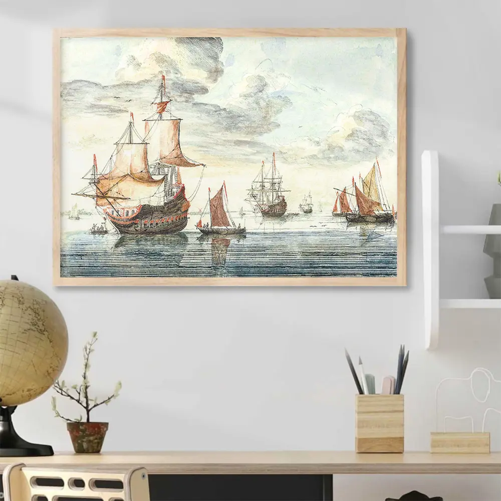 Фото Постер 28 картин "Корабли морской пейзаж репродукция" 70x50 см в тубусе без рамы Фото Постер 28 картин "Корабли морской пейзаж репродукция" 70x50 см в тубусе без рамы