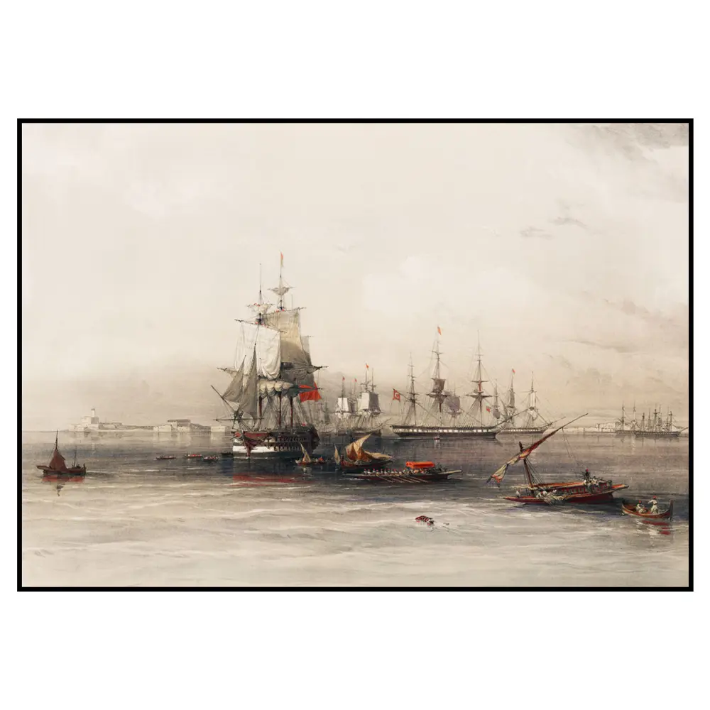 Фото 2 Постер 28 картин "Дэвид Робертс морской пейзаж репродукция" 70x50 см в тубусе без рамы Фото 2 Постер 28 картин "Дэвид Робертс морской пейзаж репродукция" 70x50 см в тубусе без рамы