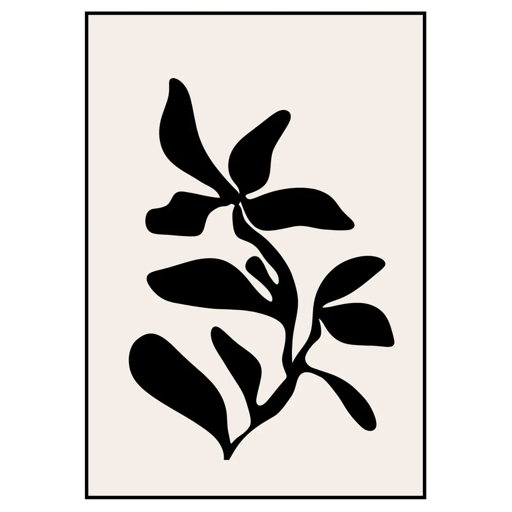 Фото 2 Постер 28 картин "Абстракция черное растение на светлом фоне" 70x50 см в тубусе без рамы Фото 2 Постер 28 картин "Абстракция черное растение на светлом фоне" 70x50 см в тубусе без рамы