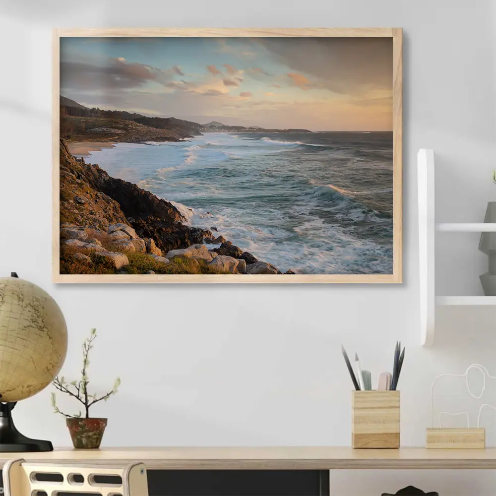 Фото Постер 28 картин "Пейзаж море" 70x50 см в тубусе без рамы