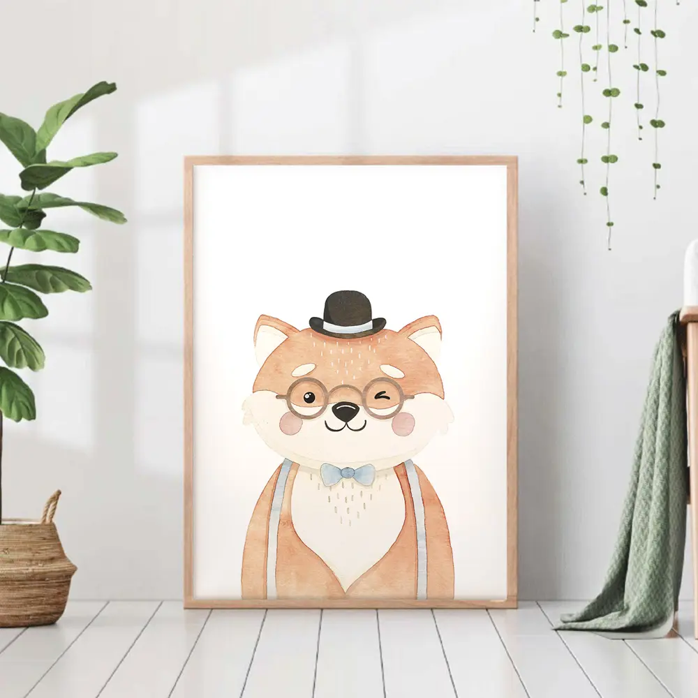 Фото Постер 28 картин "Лис" 50x40 см в тубусе без рамы Фото Постер 28 картин "Лис" 50x40 см в тубусе без рамы