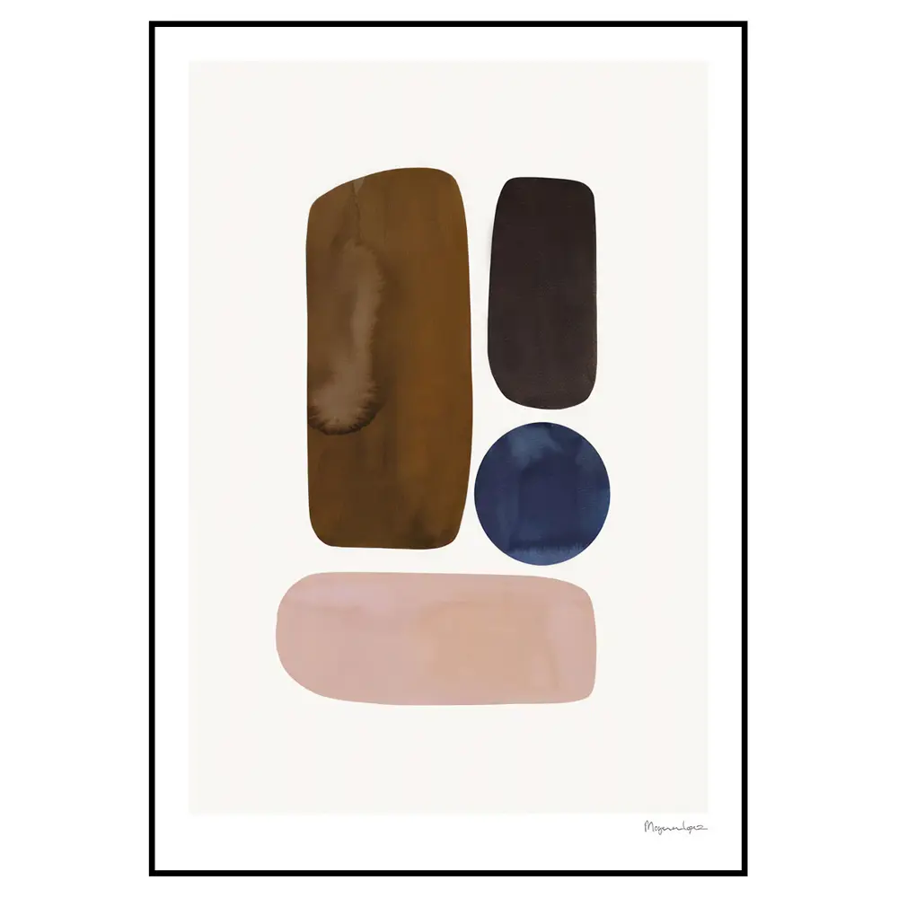 Фото 2 Постер 28 картин "Абстракция баланс" 70x50 см в тубусе без рамы