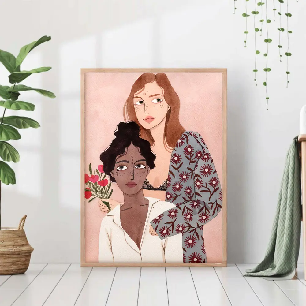 Фото Постер 28 картин "Брунна Манкузо две девушки" 70x50 см в тубусе без рамы Фото Постер 28 картин "Брунна Манкузо две девушки" 70x50 см в тубусе без рамы