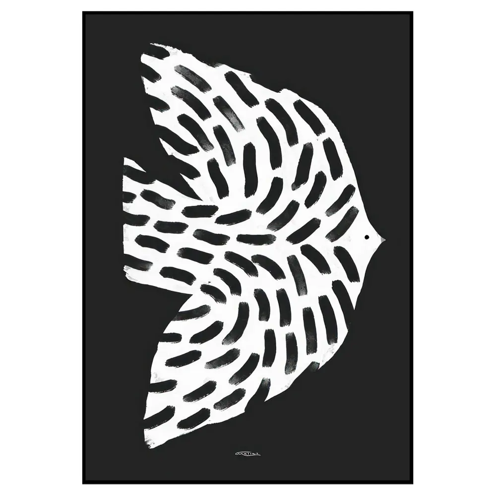 Фото 2 Постер 28 картин "Белая рыбка на черном репродукция" 70x50 см в тубусе без рамы Фото 2 Постер 28 картин "Белая рыбка на черном репродукция" 70x50 см в тубусе без рамы