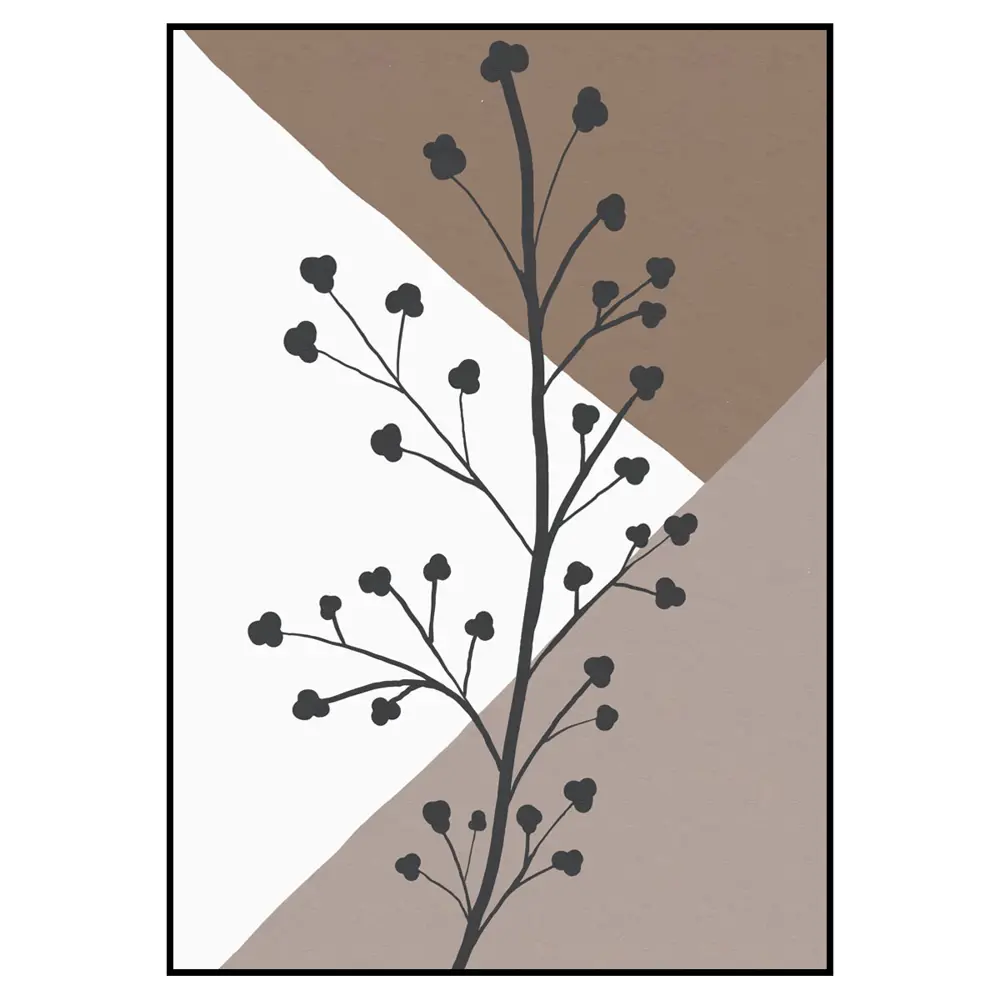 Фото 2 Постер 28 картин "Ветка растения на бежевом фоне" 50x40 см в тубусе без рамы Фото 2 Постер 28 картин "Ветка растения на бежевом фоне" 50x40 см в тубусе без рамы