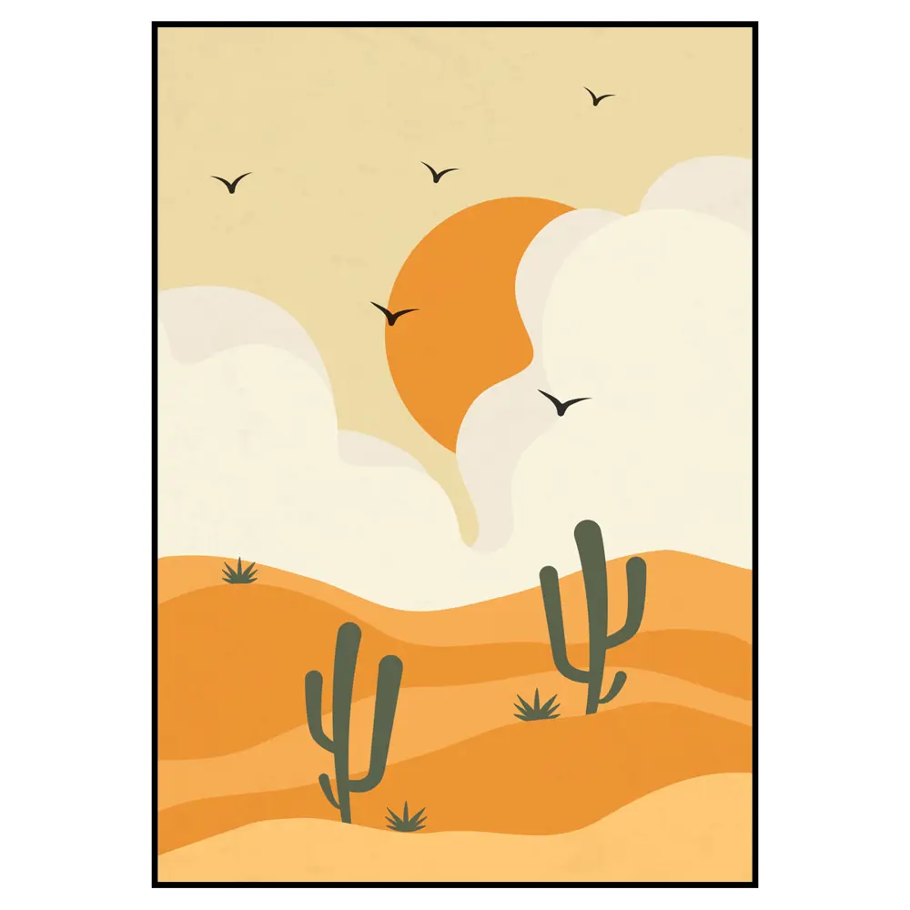 Фото 2 Постер 28 картин "Кактусы в пустыне пейзаж" 70x50 см в тубусе без рамы Фото 2 Постер 28 картин "Кактусы в пустыне пейзаж" 70x50 см в тубусе без рамы