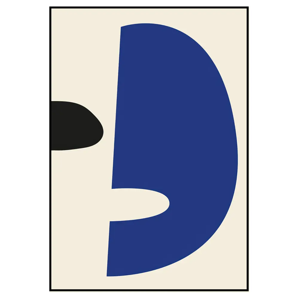 Фото 2 Постер 28 картин "Абстракция синяя фигура в современном стиле" 50x40 см в тубусе без рамы Фото 2 Постер 28 картин "Абстракция синяя фигура в современном стиле" 50x40 см в тубусе без рамы