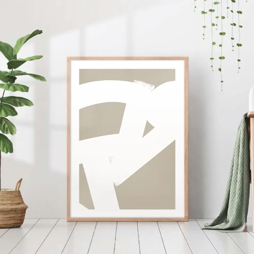 Фото Постер 28 картин "Абстракция мазки белым на бежевом" 50x40 см в тубусе без рамы Фото Постер 28 картин "Абстракция мазки белым на бежевом" 50x40 см в тубусе без рамы