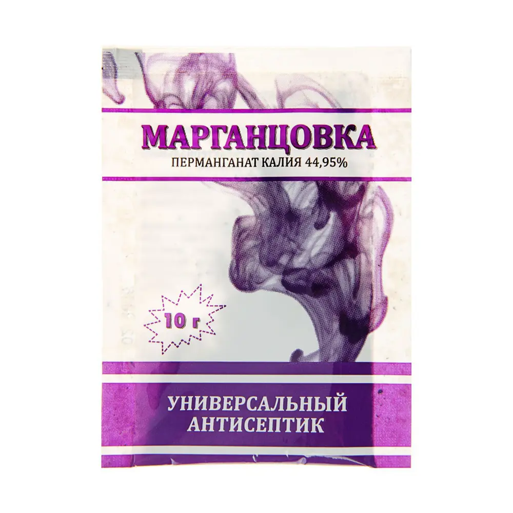 Фото Перманганат калия (марганцовка) 4495% 10 г Фото Перманганат калия (марганцовка) 4495% 10 г