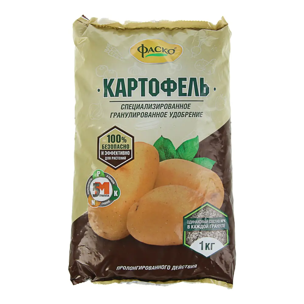 Фото Удобрение минеральное сухое Фаско 5М тукосмесь картофель 1 кг Фото Удобрение минеральное сухое Фаско 5М тукосмесь картофель 1 кг