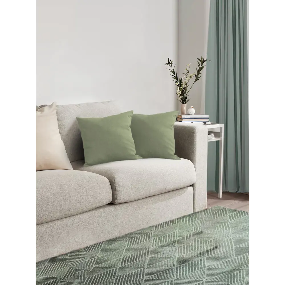 Фото Комплект декоративных подушек 2шт Ol-tex ПДК-40x40/2-хаки, 40x40 см, полиэфир Фото Комплект декоративных подушек 2шт Ol-tex ПДК-40x40/2-хаки, 40x40 см, полиэфир