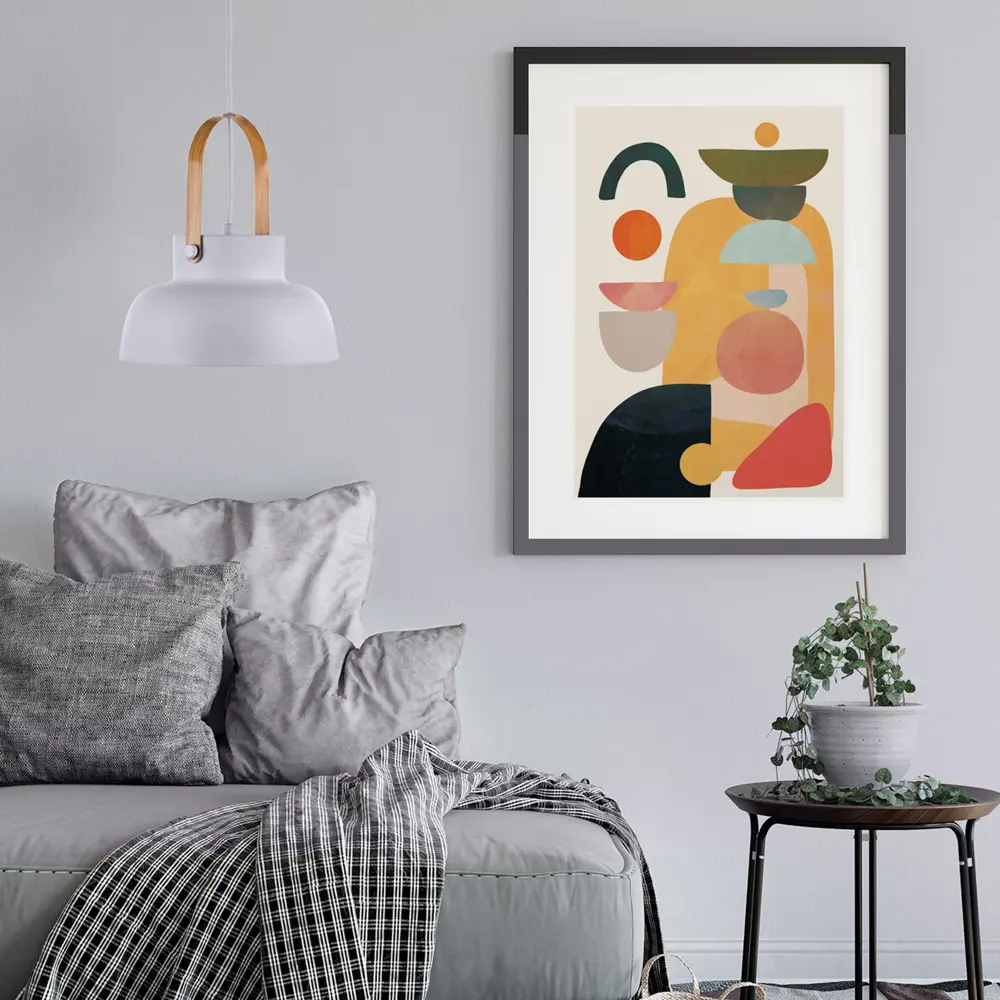 Фото 8 Подвесной светильник Lumin Arte PL05, 1 лампа, 4 м², цвет белый металлик Фото 8 Подвесной светильник Lumin Arte PL05, 1 лампа, 4 м², цвет белый металлик
