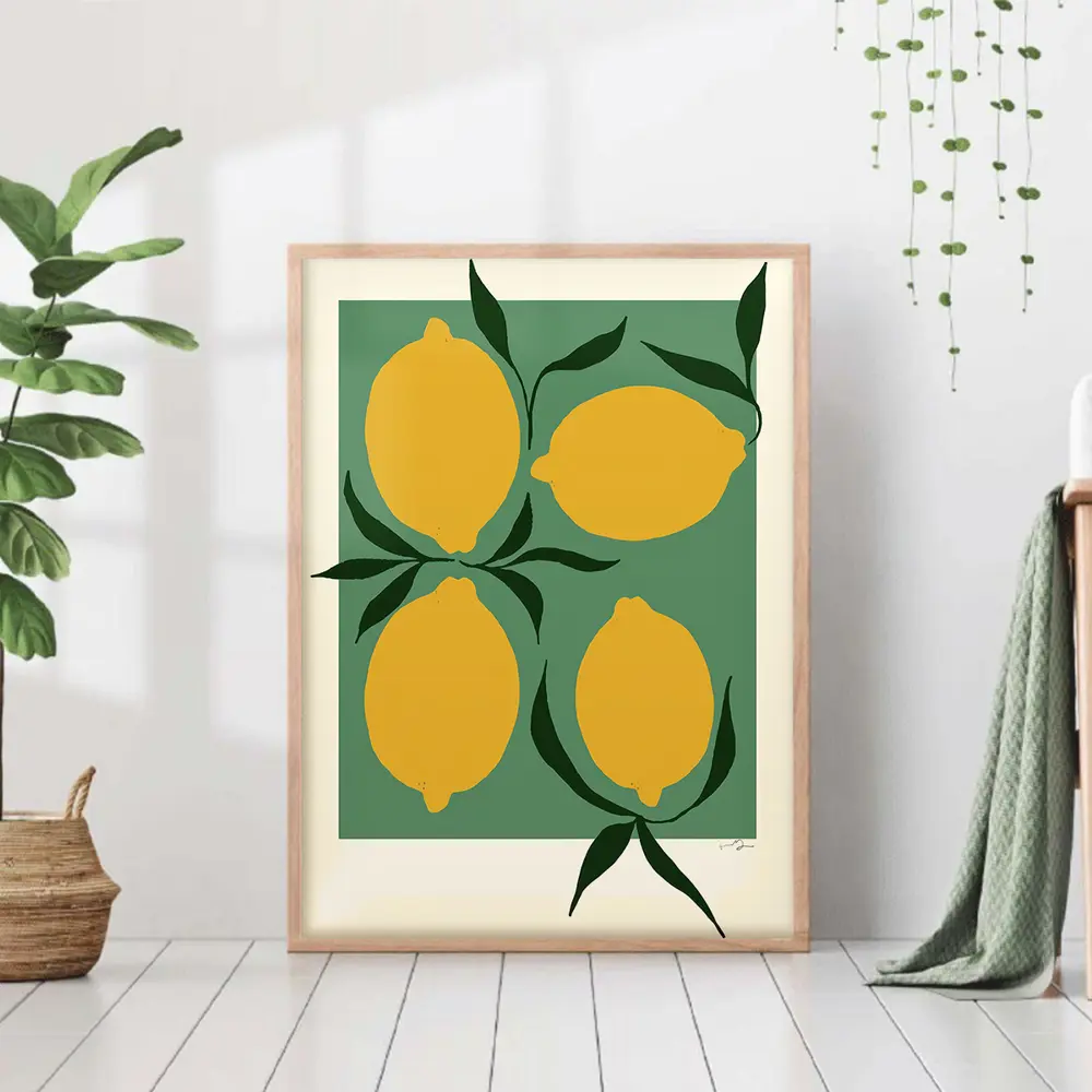Фото Постер 28 картин "Абстракция лимоны" 70x50 см, в тубусе без рамы Фото Постер 28 картин "Абстракция лимоны" 70x50 см, в тубусе без рамы