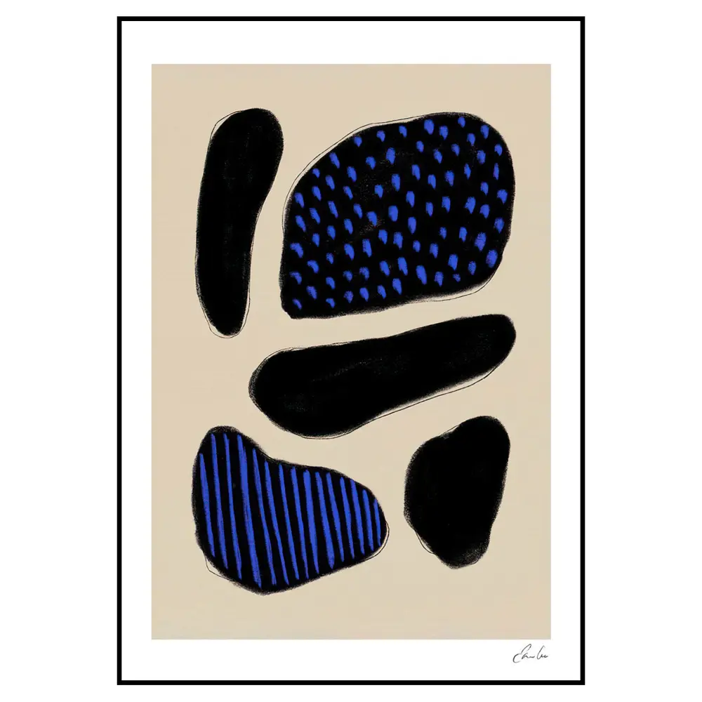 Фото 2 Постер 28 картин "Черно синяя абстракция пятна" 70x50 см Фото 2 Постер 28 картин "Черно синяя абстракция пятна" 70x50 см