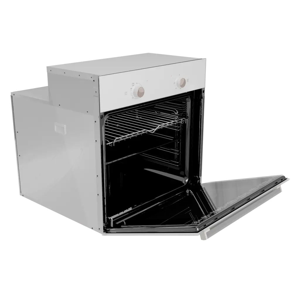 Фото Электрический духовой шкаф Weissgauff Eov 172 sw 60x60x60 см цвет белый