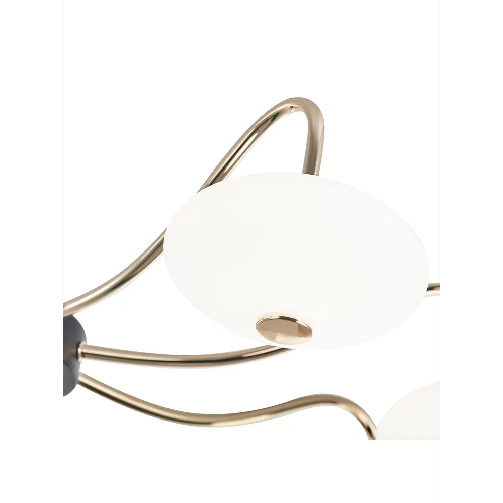 Фото 7 Люстра на штанге светодиодная Arte Perfetto Luce LED 3327.8093-6-D680/H400/LED108W Bk/G 12 м² цвет черный Фото 7 Люстра на штанге светодиодная Arte Perfetto Luce LED 3327.8093-6-D680/H400/LED108W Bk/G 12 м² цвет черный