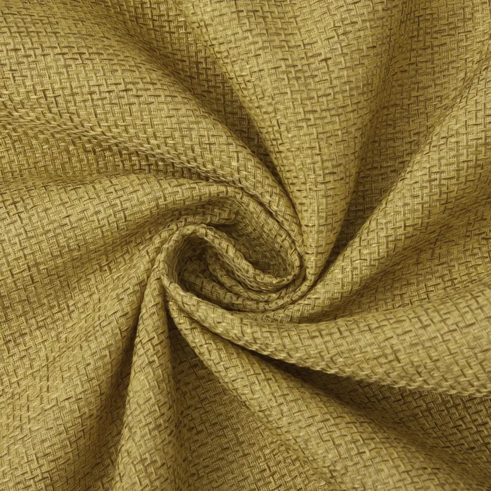 Фото 3 Штора Этель 2742223 на шторной ленте, 270x135 см, цвет зеленый