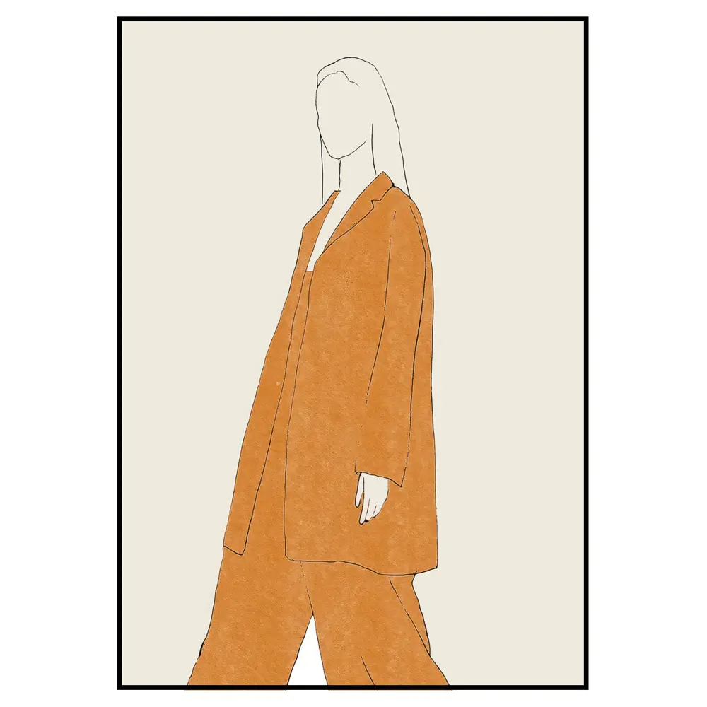 Фото 2 Постер 28 картин "Девушка в оранжевом костюме" 70x50 см Фото 2 Постер 28 картин "Девушка в оранжевом костюме" 70x50 см