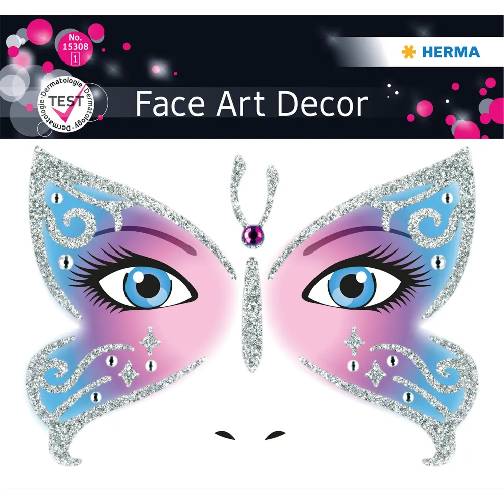 Фото Наклейки Herma Face Art Butterfly Фото Наклейки Herma Face Art Butterfly