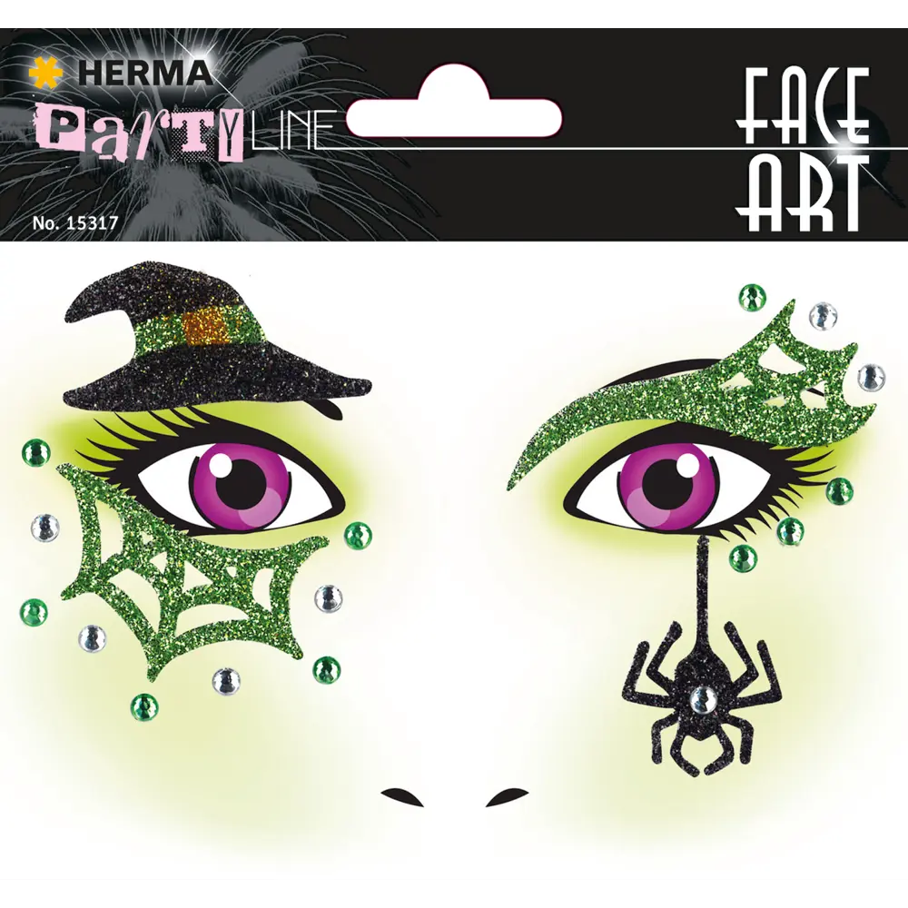 Фото 2 Наклейки Herma Face Art Witch Фото 2 Наклейки Herma Face Art Witch