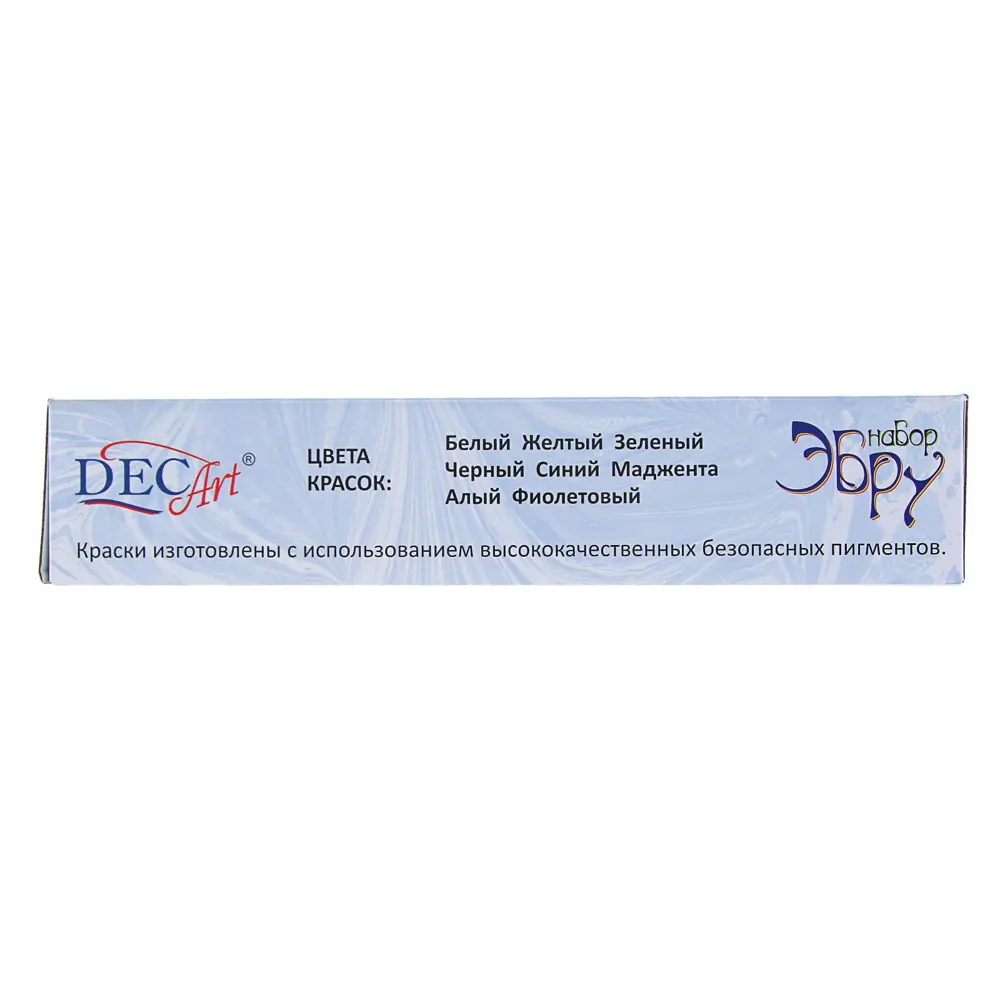 Фото 7 Набор Эбру DecArt 8 цветов+загуститель+лоток+инструменты Фото 7 Набор Эбру DecArt 8 цветов+загуститель+лоток+инструменты