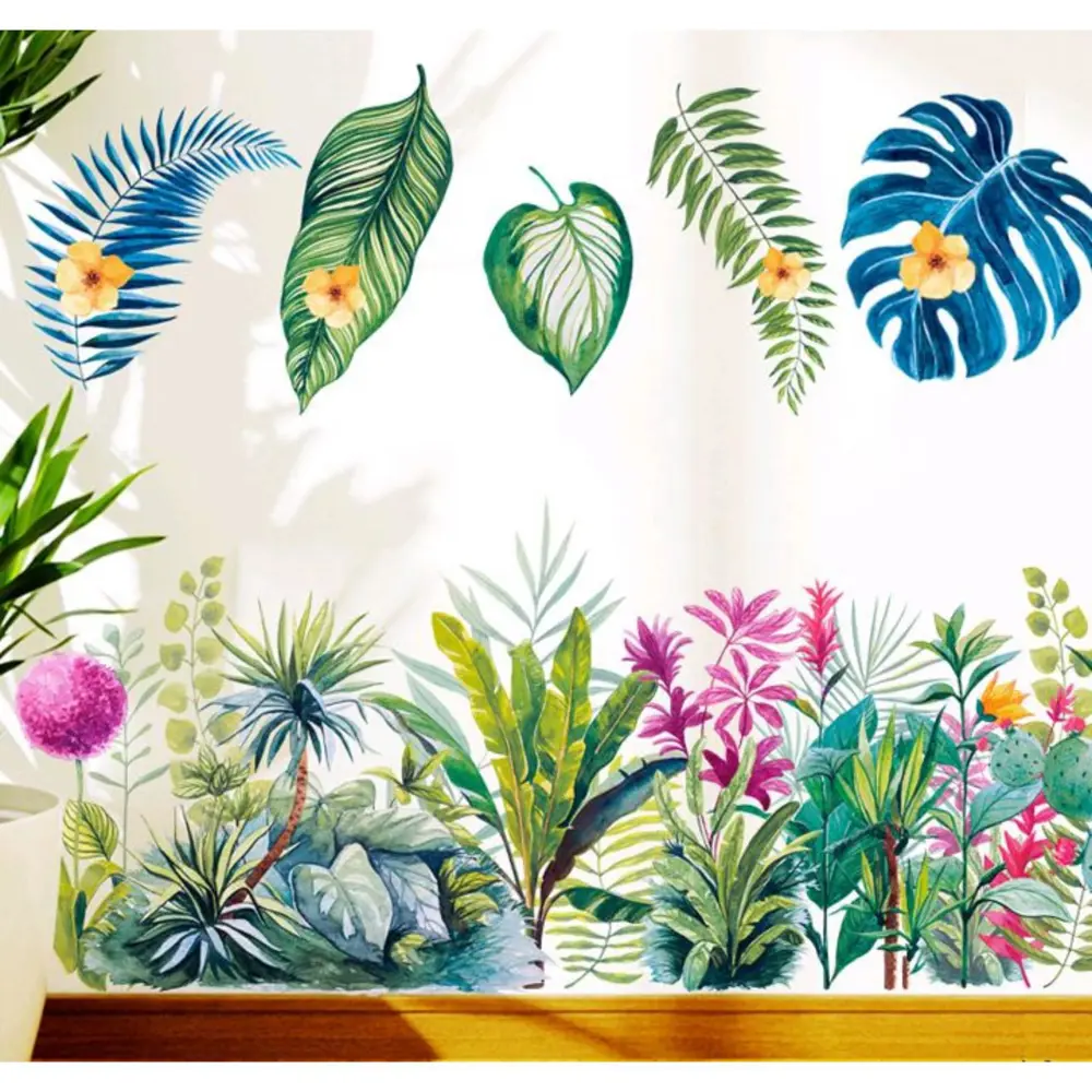 Фото Наклейка интерьерная Simaland "Экзотические джунгли" 60x90 см