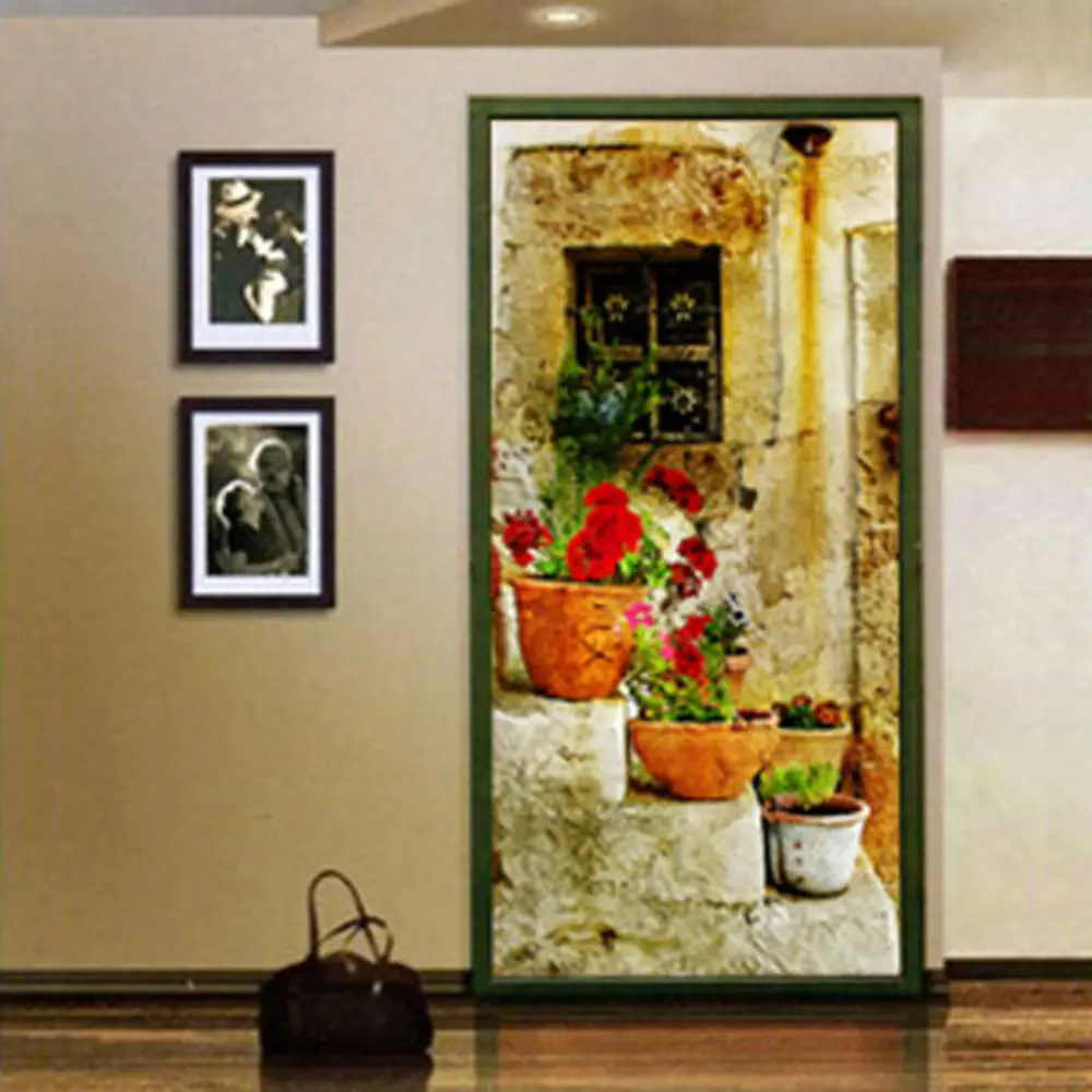 Фото 2 Наклейка для дверей и мебели Wallfix "Цветы в горшках" 95x220 см, W130 Фото 2 Наклейка для дверей и мебели Wallfix "Цветы в горшках" 95x220 см, W130