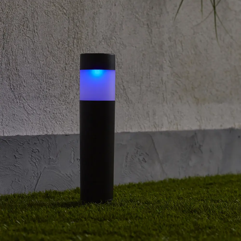 Фото 4 Светильник садовый Inspire «New Praia» на солнечной батарее, свет цветной RGB, цвет чёрный Фото 4 Светильник садовый Inspire «New Praia» на солнечной батарее, свет цветной RGB, цвет чёрный