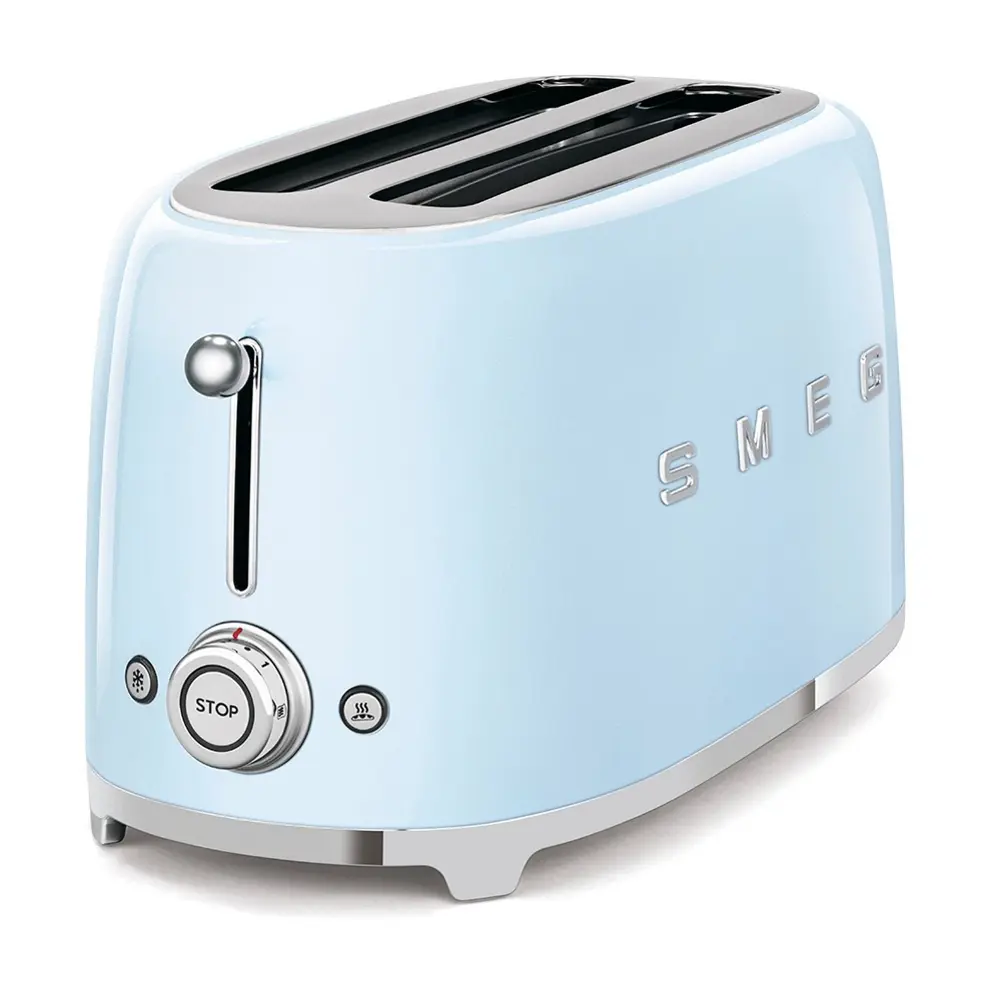 Фото 2 Тостер Smeg TSF02PBEU цвет светло-голубой Фото 2 Тостер Smeg TSF02PBEU цвет светло-голубой
