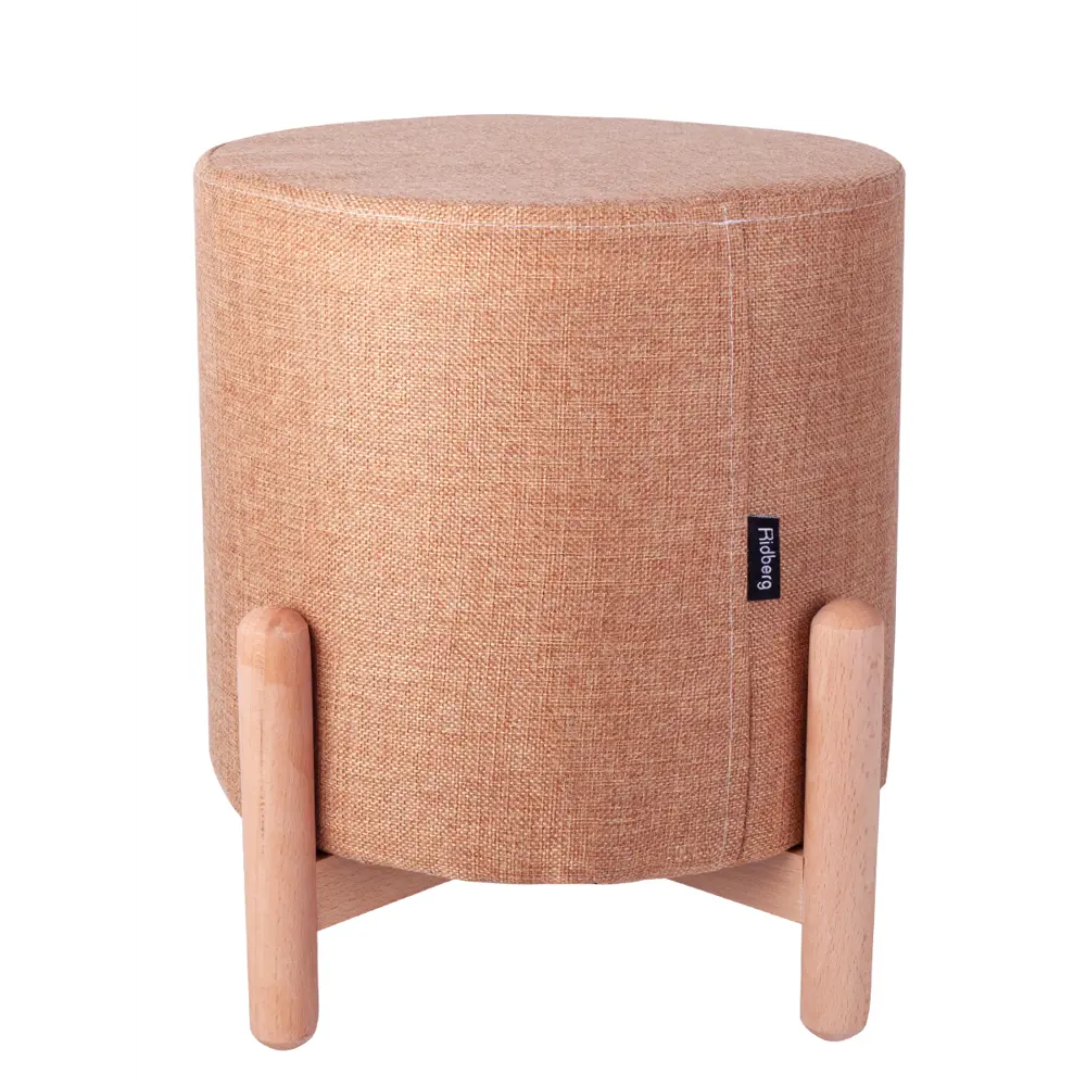 Фото 2 Пуф Ridberg 1209266 33x38.50 см рогожка цвет золотой Фото 2 Пуф Ridberg 1209266 33x38.50 см рогожка цвет золотой