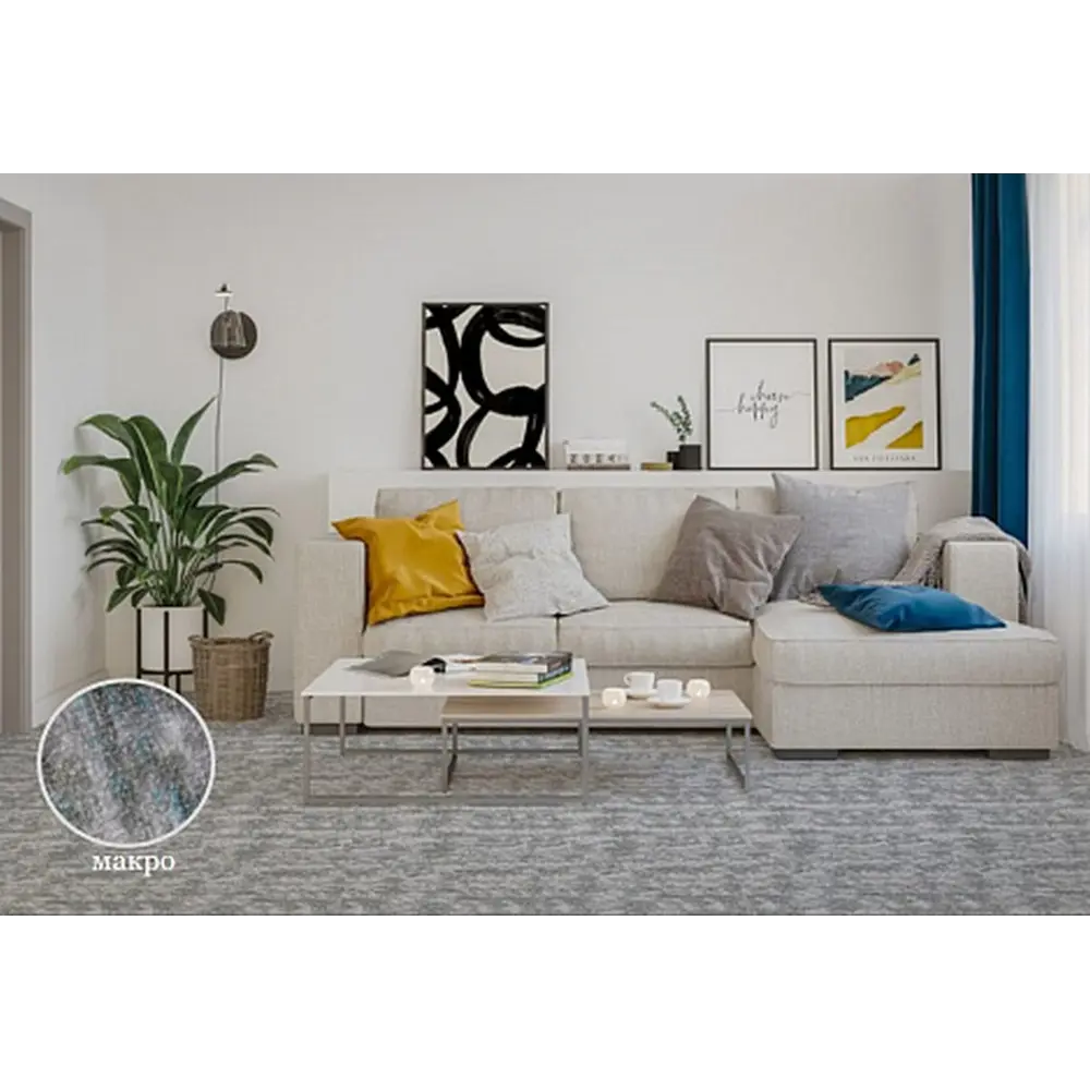 Фото 3 Ковер Нева Тафт Принт Дублин_95_24 Овал 200x450 см Фото 3 Ковер Нева Тафт Принт Дублин_95_24 Овал 200x450 см