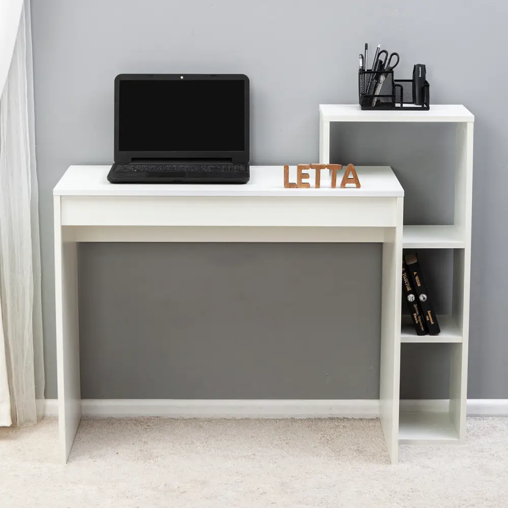 Фото 3 Стол Letta Мальта 110x91x40 см ЛДСП цвет белый