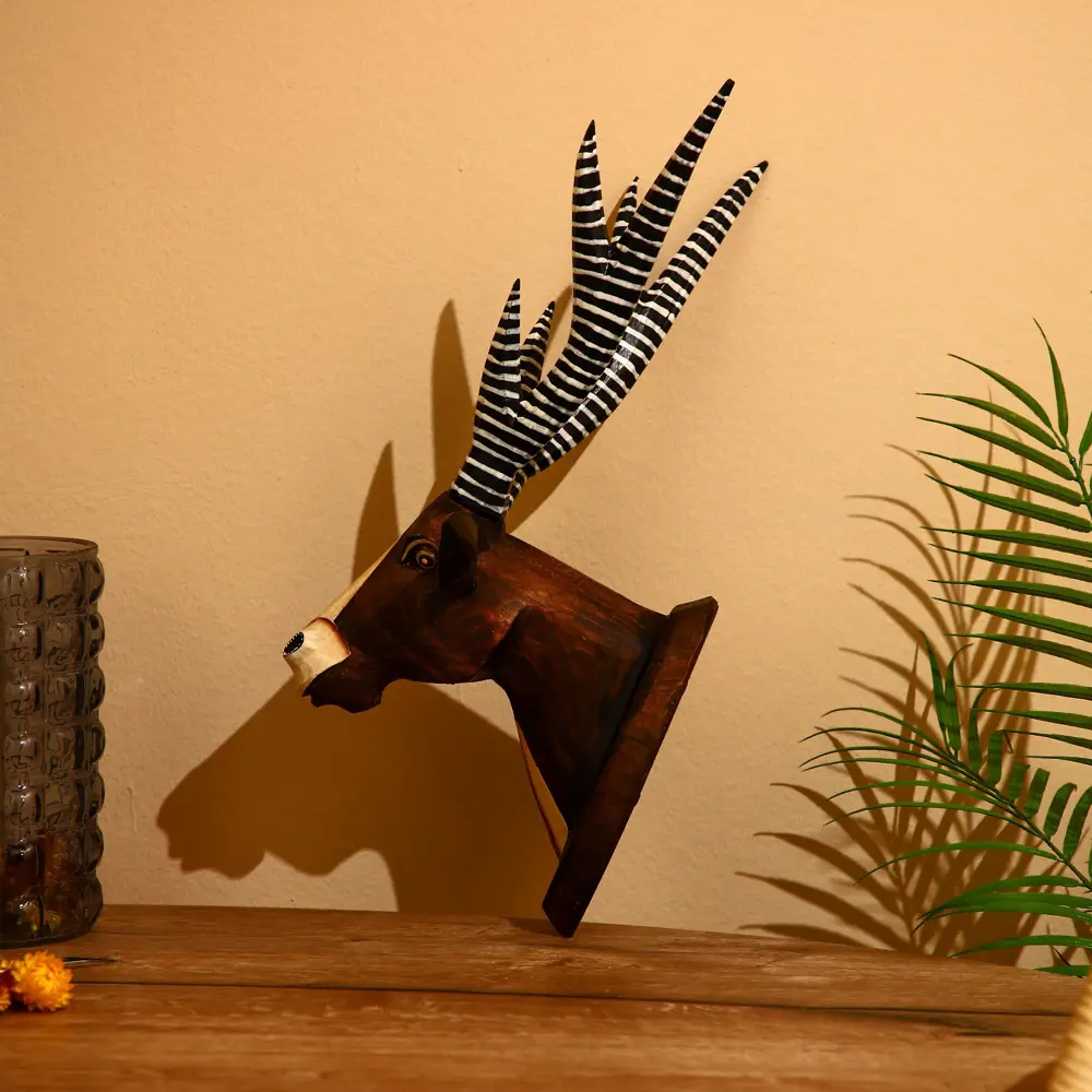 Фото 3 Панно настенное "Газель" албезия 25x15x35 см 1 Фото 3 Панно настенное "Газель" албезия 25x15x35 см 1