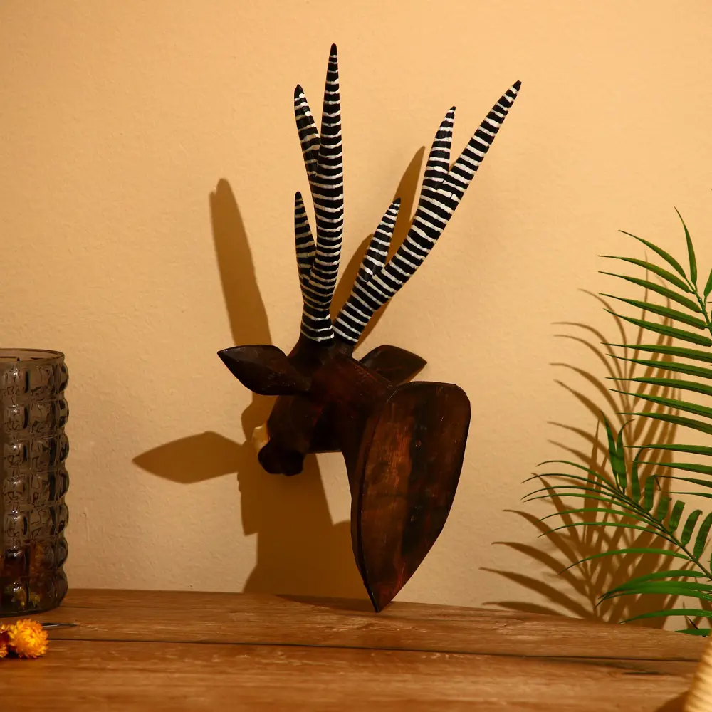 Фото 4 Панно настенное "Газель" албезия 25x15x35 см 1 Фото 4 Панно настенное "Газель" албезия 25x15x35 см 1