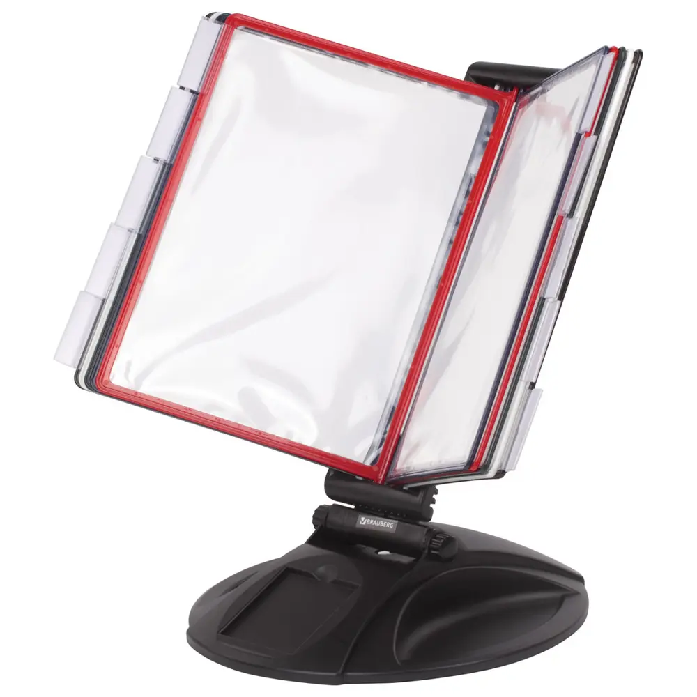 Фото 2 Демосистема настольная Brauberg Solid 236714 на 10 панелей, с 10 цветными панелями А4, черная Фото 2 Демосистема настольная Brauberg Solid 236714 на 10 панелей, с 10 цветными панелями А4, черная