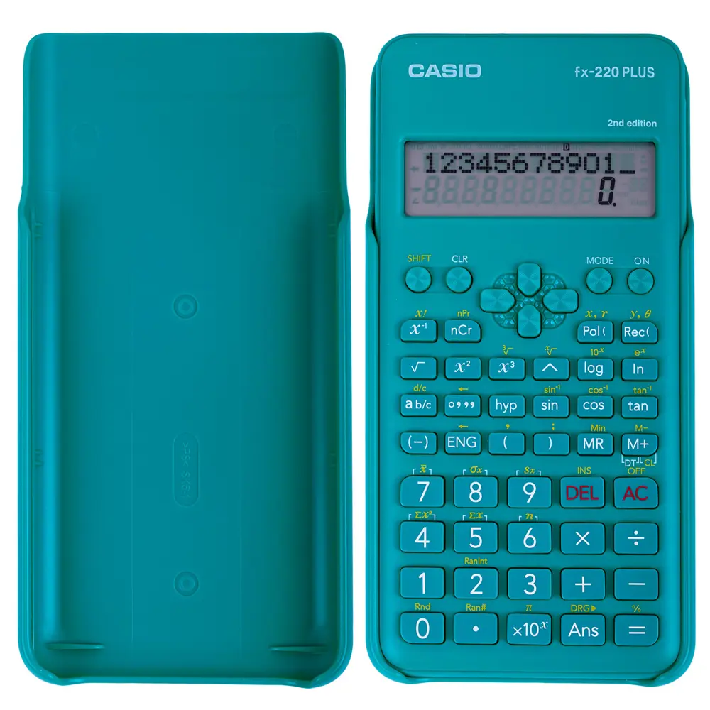 Фото 6 Калькулятор инженерный Casio Fx-220plus-2-s (155x78 мм) 181 функция, питание от батареи, сертифицирован для Егэ 250393 Фото 6 Калькулятор инженерный Casio Fx-220plus-2-s (155x78 мм) 181 функция, питание от батареи, сертифицирован для Егэ 250393