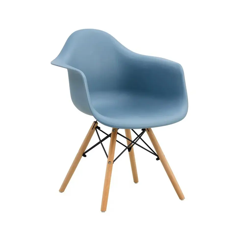 Фото 2 Стул Wwbt DSW Premium 38x45x80 см АБС-пластик серо-голубой