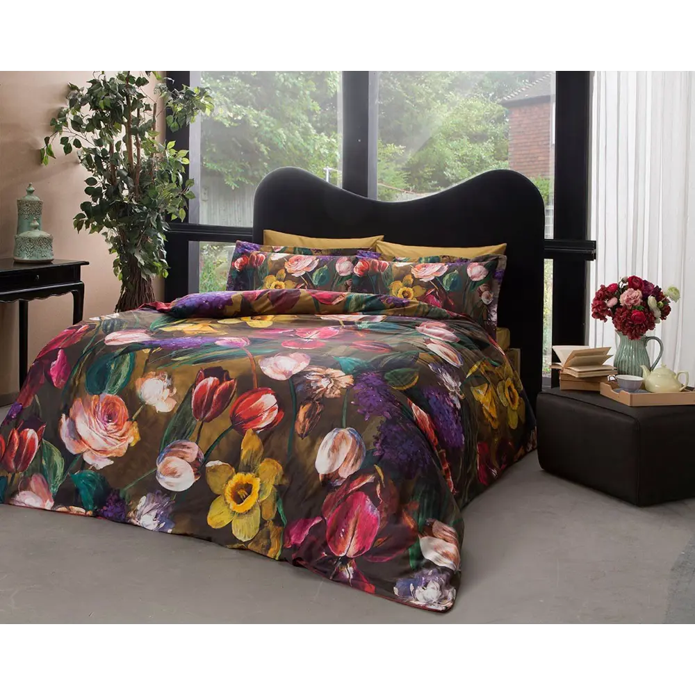 Фото Комплект постельного белья TAC tntc1382, семейный, сатин цвет зеленый Фото Комплект постельного белья TAC tntc1382, семейный, сатин цвет зеленый