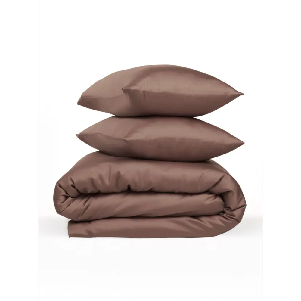 Фото Комплект постельного белья GoodNight Essential евро тенсел цвет шоколад