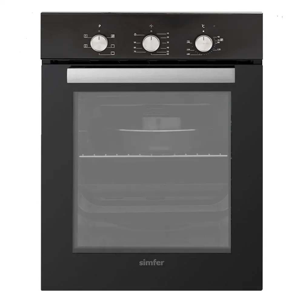 Фото Встраиваемый духовой шкаф Simfer B4ES16022 электрический 45x59.50x56.50см электрический цвет черный