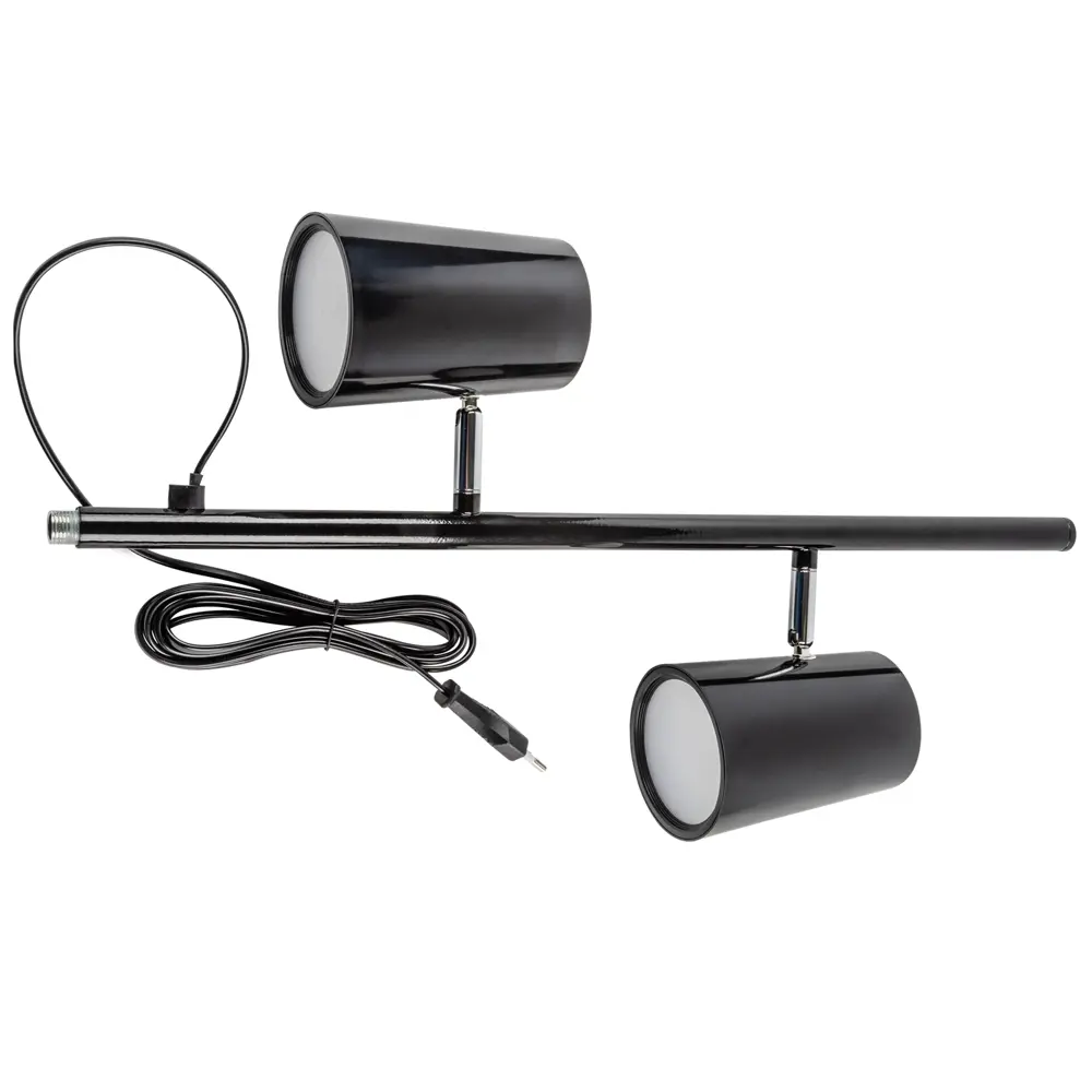Фото 3 Торшер светодиодный UNIEL ULM-T600 2х6W/4500K/DIM BLACK UL-00010174 нейтральный белый свет цвет черный Фото 3 Торшер светодиодный UNIEL ULM-T600 2х6W/4500K/DIM BLACK UL-00010174 нейтральный белый свет цвет черный