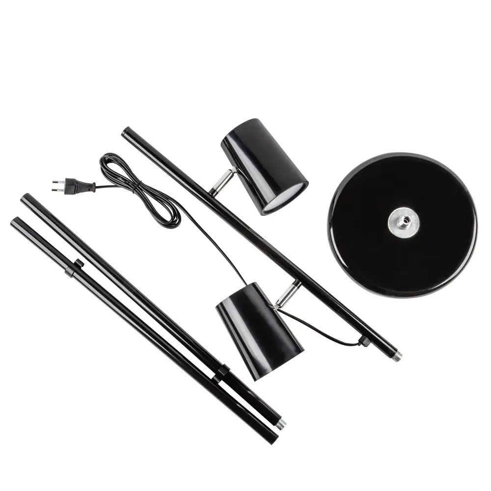 Фото 2 Торшер светодиодный UNIEL ULM-T600 2х6W/4500K/DIM BLACK UL-00010174 нейтральный белый свет цвет черный Фото 2 Торшер светодиодный UNIEL ULM-T600 2х6W/4500K/DIM BLACK UL-00010174 нейтральный белый свет цвет черный