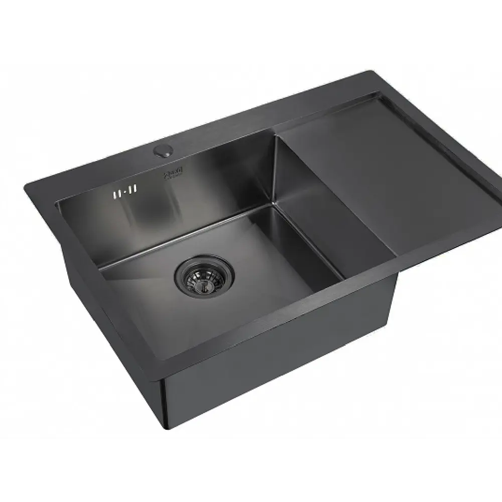 Фото Мойка Steel Hammer Sink PVD 7851-L GRAFIT 78x51x20см прямоугольник нержавеющая сталь цвет графит Фото Мойка Steel Hammer Sink PVD 7851-L GRAFIT 78x51x20см прямоугольник нержавеющая сталь цвет графит