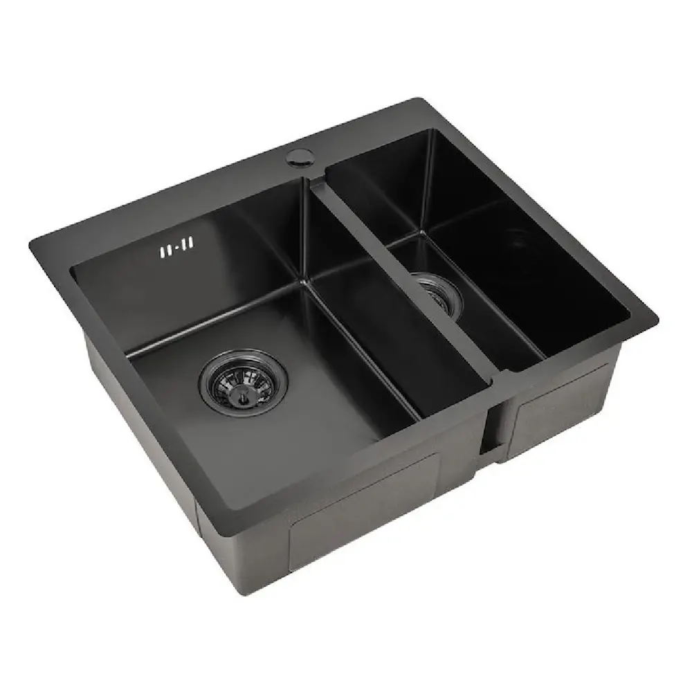 Фото Мойка Steel Hammer Sink PVD 59-2-51-L GRAFIT 59x51x20см прямоугольник нержавеющая сталь цвет графит Фото Мойка Steel Hammer Sink PVD 59-2-51-L GRAFIT 59x51x20см прямоугольник нержавеющая сталь цвет графит