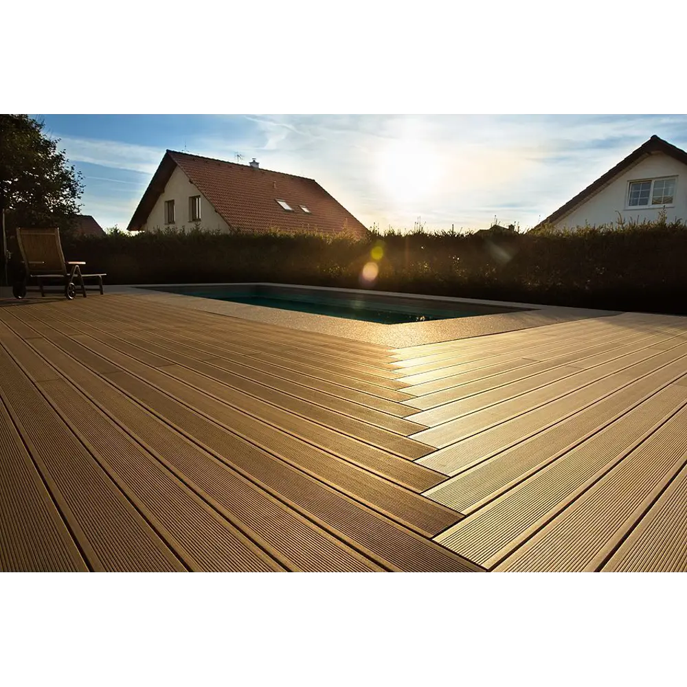 Фото 7 Террасная доска ДПК MultiDeck цвет Дерево 3000x140x22 мм. Вельвет 0.42 м² Фото 7 Террасная доска ДПК MultiDeck цвет Дерево 3000x140x22 мм. Вельвет 0.42 м²