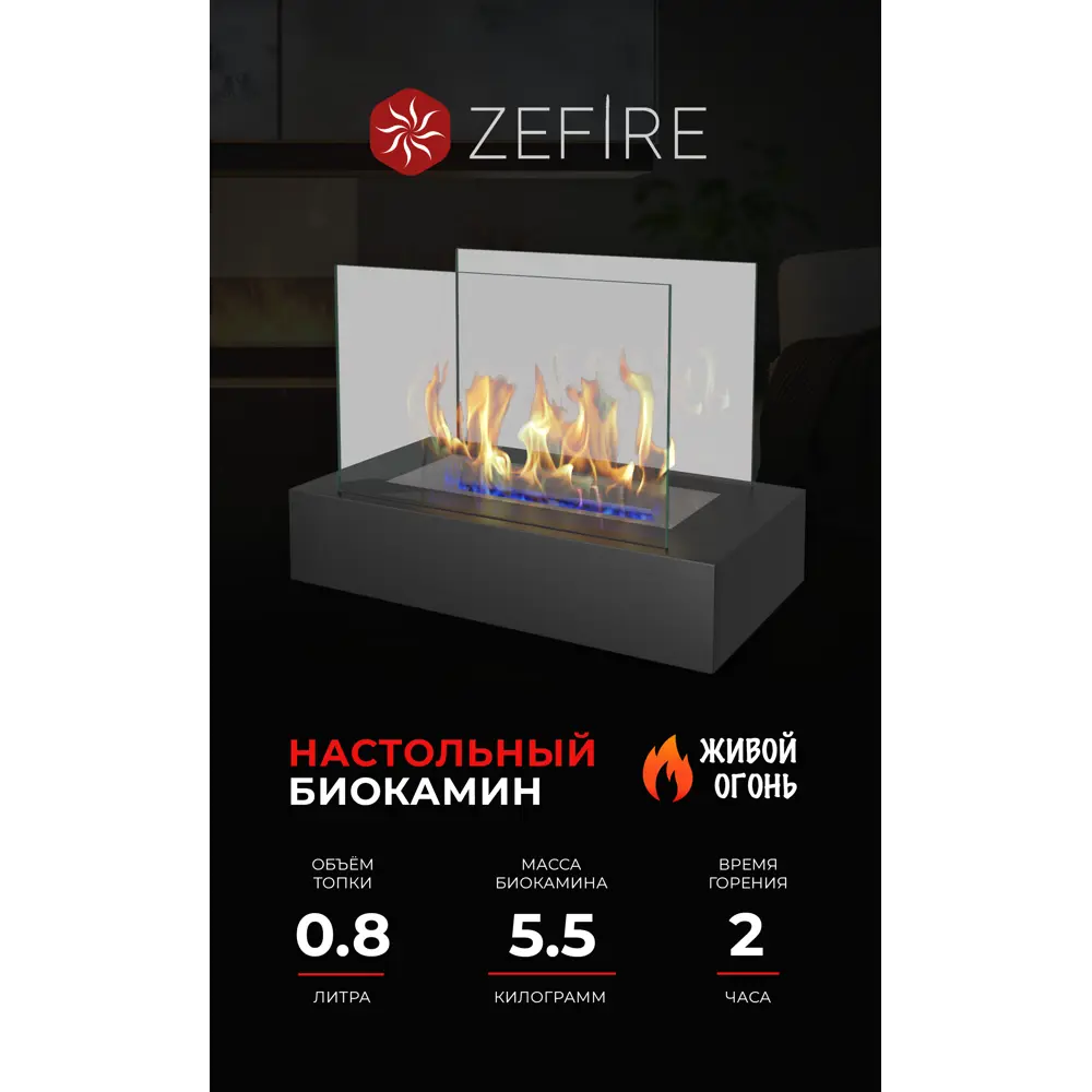 Фото Биокамин настольный ZeFire Galea Фото Биокамин настольный ZeFire Galea